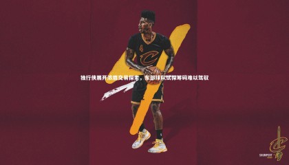 友博体育app|独行侠展开浓眉交易探索，东部球队试探筹码难以驾驭